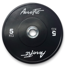 Aerofit AFBD 5 кг бамперные диски для кроссфита, черные