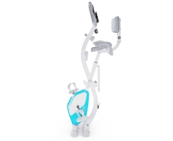 Велотренажер X-Bike DFC DavCreator Max, бело-голубой , фото 5