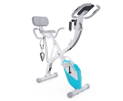 Велотренажер X-Bike DFC DavCreator Max, бело-голубой , фото 3