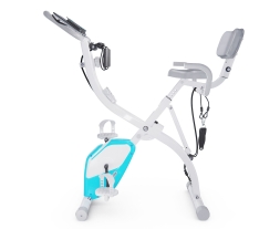 Велотренажер X-Bike DFC DavCreator Max, бело-голубой , фото 2