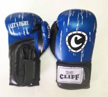Перчатки бокс FIGHT STAR (DX) 10 oz синие