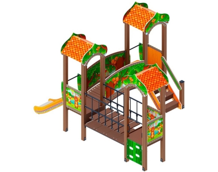 Детская игровая площадка Полянка ДИК 1.16.04-01 Н 750, фото 4