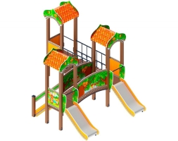 Детская игровая площадка Полянка ДИК 1.16.04-01 Н 750, фото 1