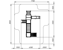 Детская игровая площадка Лукоморье ДИК 2.25.09-01.С H=1200, металлический скат Детская игровая площадка Лукоморье ДИК 2.25.09-01.С H=1200, металлический скат