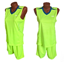 Форма баскетбольная CLIFF 2603 жен. салатовая 2XL