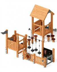 Детская игровая площадка Лиственница ДИК 1.24.04-Л, фото 3