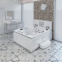 Гидромассажный бассейн Radomir «Римини» (чаша белая, комплектация Gold) Гидромассажный бассейн Radomir «Римини» (чаша белая, комплектация Gold)