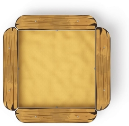 Песочница средняя (Коричневый) - ИО 5.01.15-02, фото 5