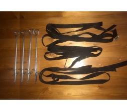 Комплект крепления батута к земле (анкер+ стяжка)