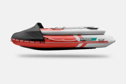 GLADIATOR E 380 X Expedition Красно-белый моторная лодка ПВХ, фото 7