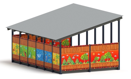 Теневой навес (Карандаши) - МФ 71.6.4-09, фото 4