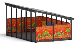 Теневой навес (Карандаши) - МФ 71.6.4-09, фото 2 Теневой навес (Карандаши) - МФ 71.6.4-09, фото 2