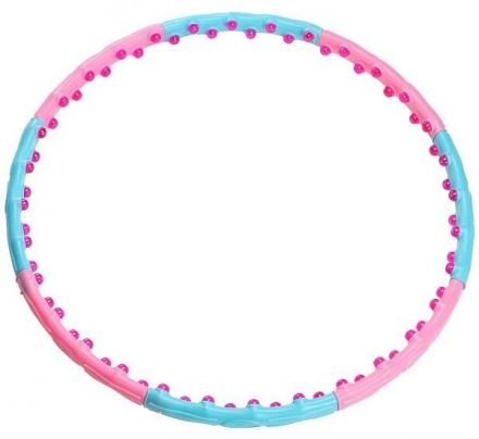 Обруч массажный 64 шарика 2 ряда, фото 1