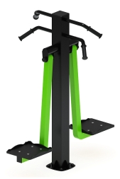 Маятник двойной (зеленый) - Уличный тренажер - СТ 029-12.П, фото 2