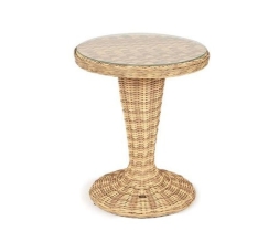 Алиса кофейный комплект из искусственного ротанга, цвет соломенный, фото 10