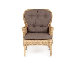 Алиса кофейный комплект из искусственного ротанга, цвет соломенный, фото 8