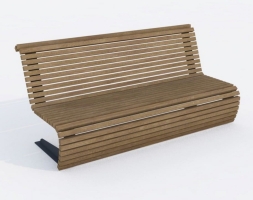 Скамейка TORUDA 4 - 2 м, фото 2