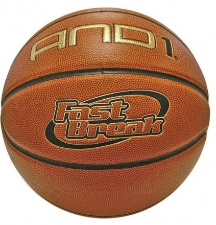 Баскетбольный мяч (размер 7) AND1 Fast Break Composite New Version, фото 1