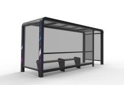 Остановочный павильон "Люкс", фото 1 Остановочный павильон "Люкс", фото 1