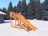 Деревянная зимняя горка Snow Fox, скат 4 м