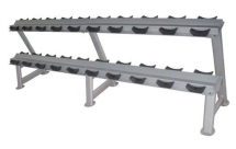 Комплект полиуретановых гантелей  2,5-50кг (20пар) со стойками