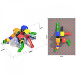 Игровая площадка Зоопарк 3.2, фото 3 Игровая площадка Зоопарк 3.2, фото 3