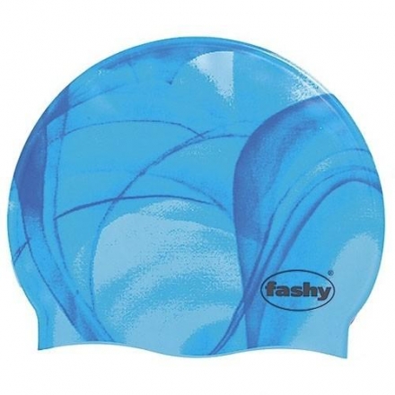 Шапочка для плавания &quot;FASHY Silicone Cap&quot;, силикон, сине-голубой, фото 1