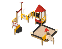 Песочный дворик ИК-162.1 для детской площадки Песочный дворик ИК-162.1 для детской площадки