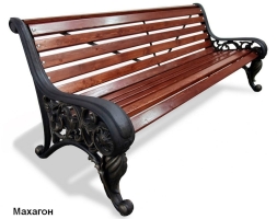 Скамейка парковая Москва, Лиственница 2,5 м, фото 4