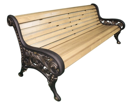 Скамейка парковая Новая Москва, Лиственница 1,5 м, фото 2