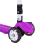 Самокат 3-колесный Smart 3D, 120/80 мм, фиолетовый
