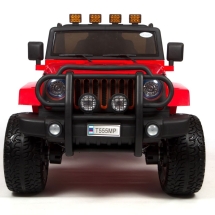 Электромобиль Jeep Wrangler 4WD WXE1688 красный