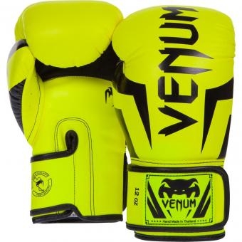 Перчатки боксерские Venum Elite Neo Yellow, фото 2