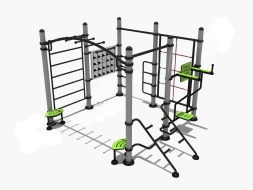 Гимнастический комплекс ГК-048 для спортивных площадок