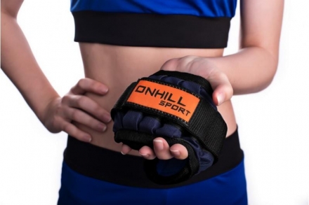 Чехол для утяжелителей на руки 2х2 кг, синий, фото 5