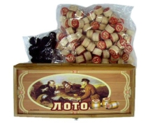 Лото в бамбуковой коробке В9505 (4909) Лото в бамбуковой коробке В9505 (4909)