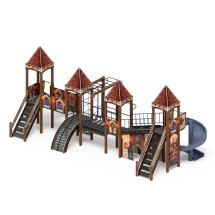 Детская игровая площадка Замок Средневековый ДИК 2.18.10-02 H=1500 H=2000