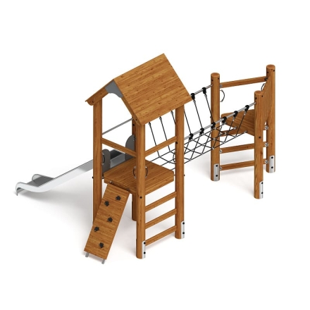 Игровой комплекс (лиственница темный) ДИК 2.24.05-Л.01.И1.01, фото 5