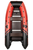 YACHTMAN-300 СК (Яхтман) красный-черный (лодка ПВХ под мотор с усилением)