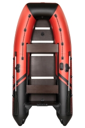 YACHTMAN-300 СК (Яхтман) красный-черный (лодка ПВХ под мотор с усилением), фото 7