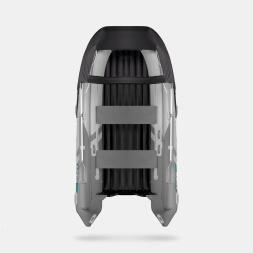 GLADIATOR E 420 X Expedition Светло-темносерый моторная лодка ПВХ, фото 5