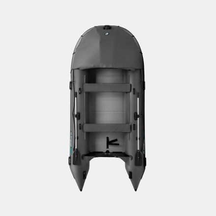 Gladiator C 420 AL ACTIVE Темно-серый моторная лодка ПВХ Алюминиевый пайол, фото 1