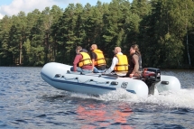 Моторная лодка ПВХ Фрегат 550 FM Light Jet (ФМ Лайт Джет) Красный