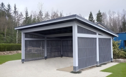 Навес односкатный СКАНДИНАВСКИЙ Базовая комплектация, фото 1