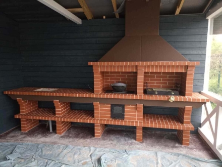 Печь Аристократ 730 S Прямоугольный кирпич графитовый серый, фото 4