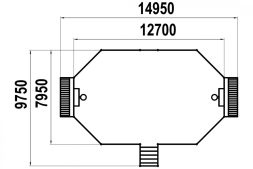 Площадка для мини футбола TORUDA Урбан 3, фото 3