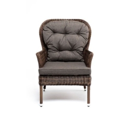 Зона 4 Алиса кофейный комплект из искусственного ротанга, цвет коричневый, фото 3