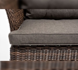 Зона 4 Алиса кофейный комплект из искусственного ротанга, цвет коричневый, фото 11