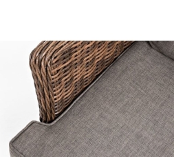 Зона 4 Алиса кофейный комплект из искусственного ротанга, цвет коричневый, фото 6