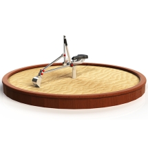 Круглая песочница